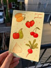 Fresh Produce Sticker Sheet (6 stickers)