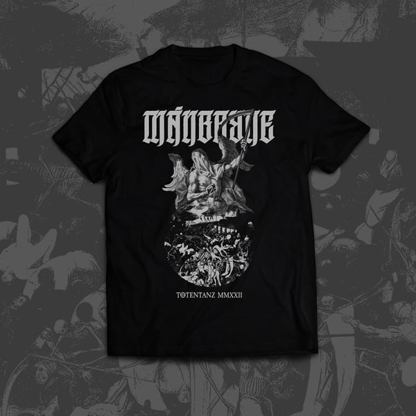 Image of MANBRYNE - 'Totentanz' men's t-shirt