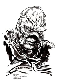 Swamp Thing A4 Original Artwork 