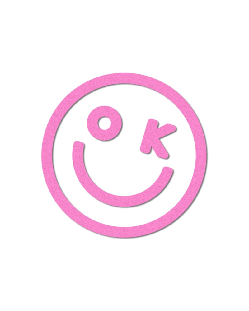 Image of OKMC Smiley Vinyl Decal