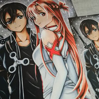 Image 2 of Kirito und Asuna Poster / Print