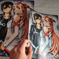 Image 3 of Kirito und Asuna Poster / Print