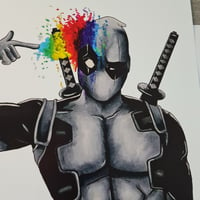 Image 2 of Deadpool Rainbowshoot Poster / Print
