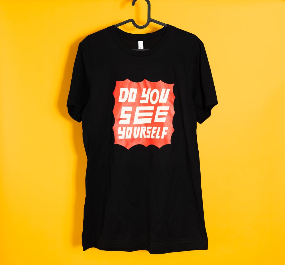 Image of Black See Yourself Tee