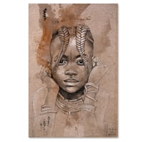 Image 1 of Canva Art Print - "Kamomo à l'école"