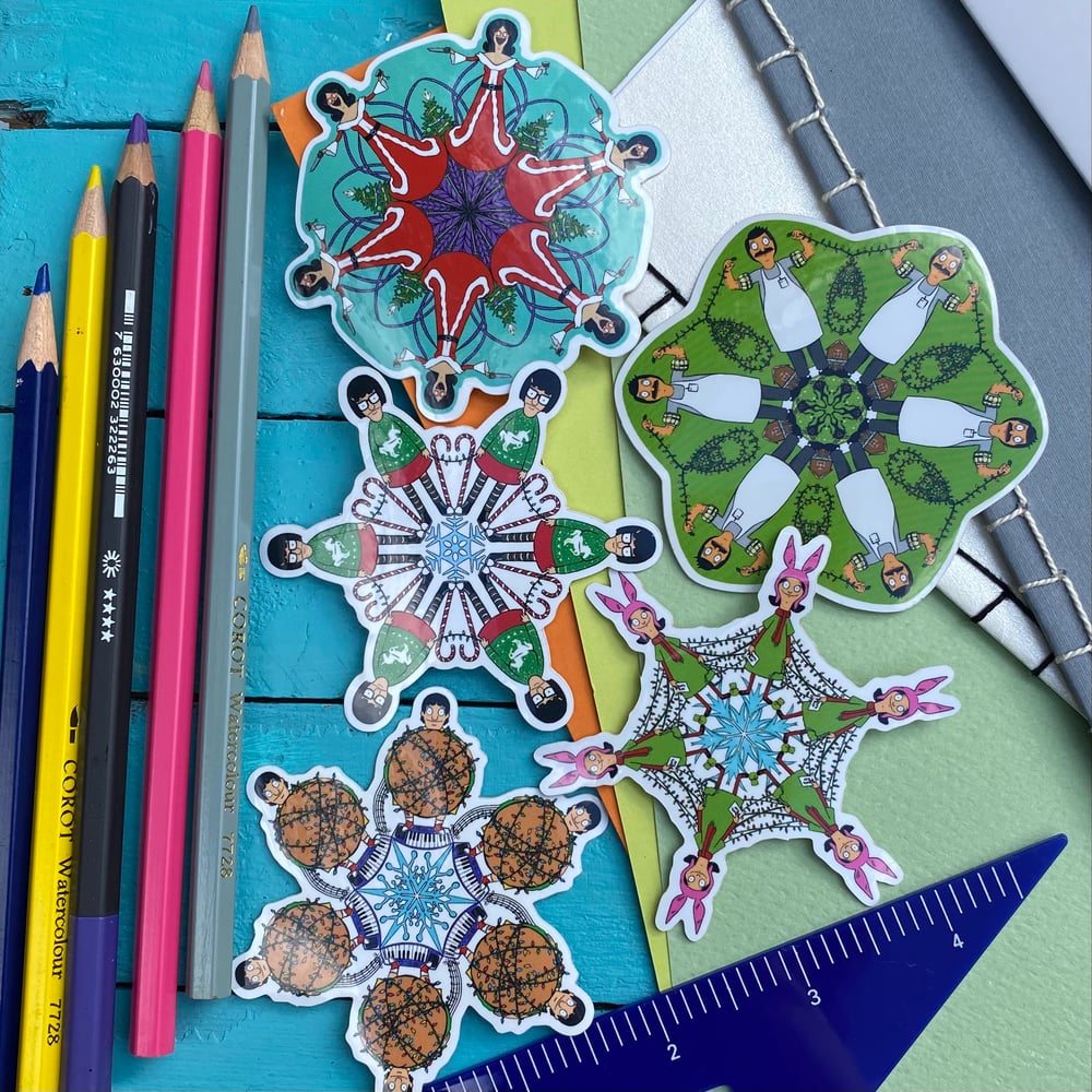 Image of Burger Family Snowflakes 2019