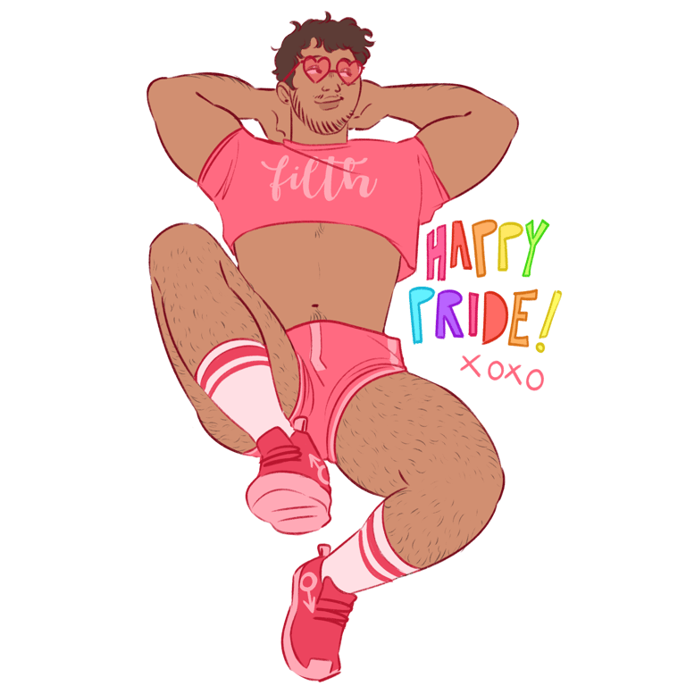 Happy Pride! Print (4×6", A6)