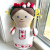 Ukrainian folk style doll- fundraiser