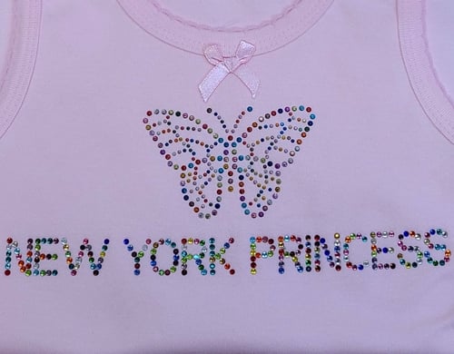 Image of New York Princess multi colour tank top Pre Order 💖RESTOCK💖