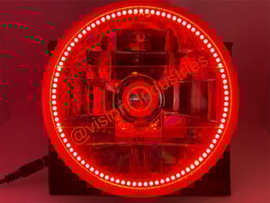 Image of ORACLE 7" ROUND REDMICRO SMD HALO (PAIR)
