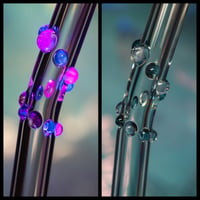 Image 1 of UV Black Light Reactive Glass Straws