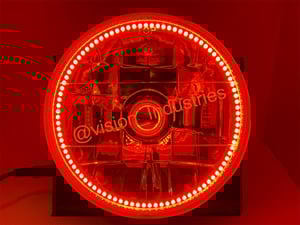Image of ORACLE 7" ROUND ORANGE MICRO SMD HALO (PAIR)