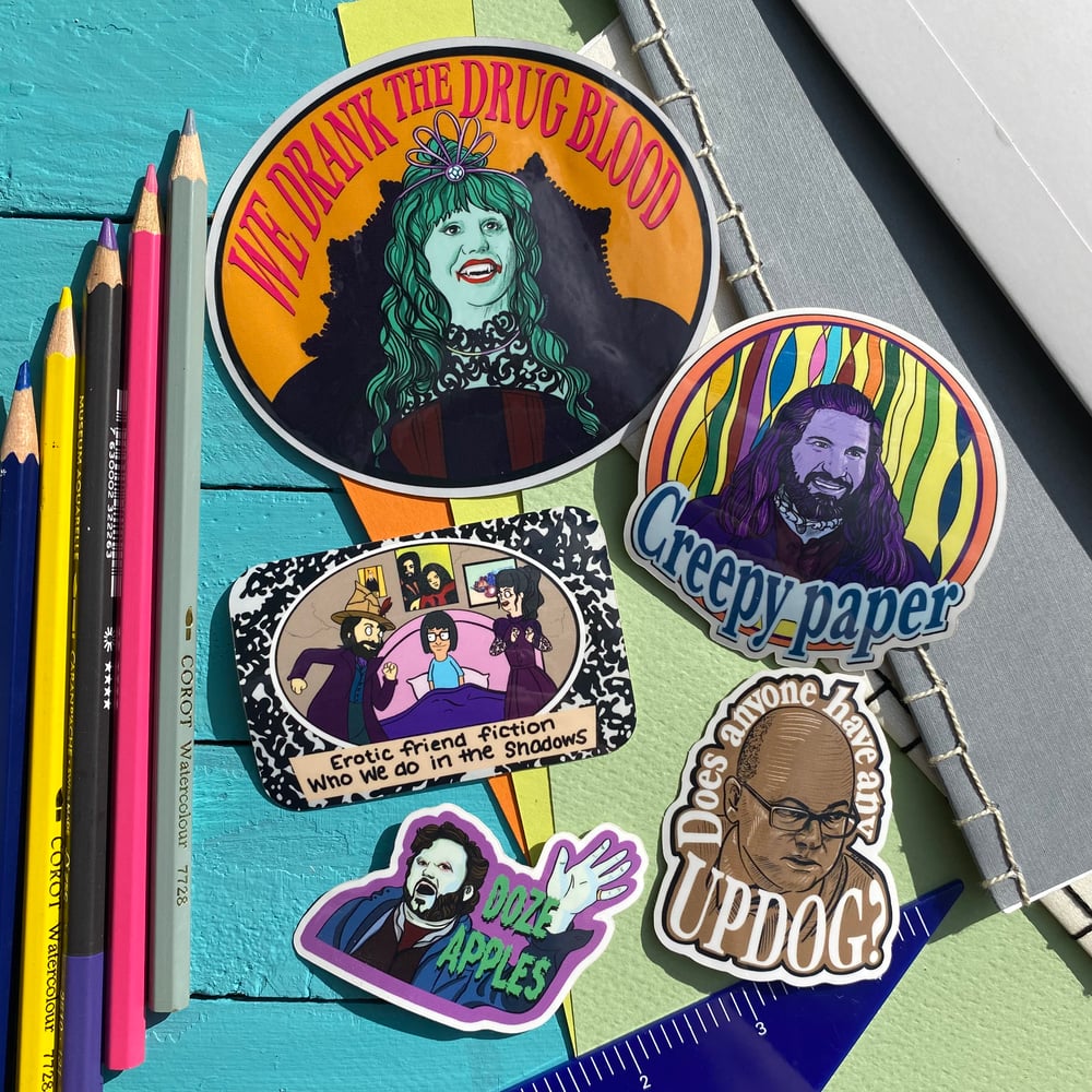 Image of Pack of What We Do in the Shadows Stickers