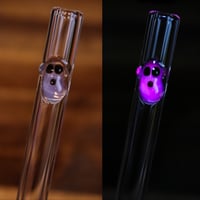 Image 5 of UV Black Light Reactive Glass Straws