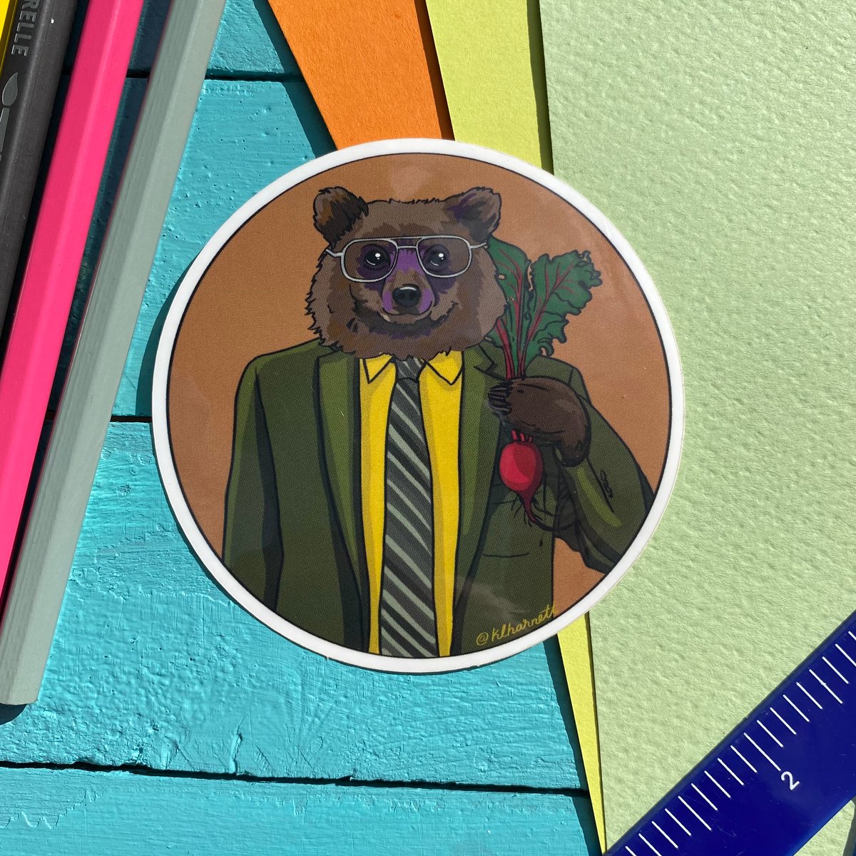 Bears Eat Beets Sticker Studio