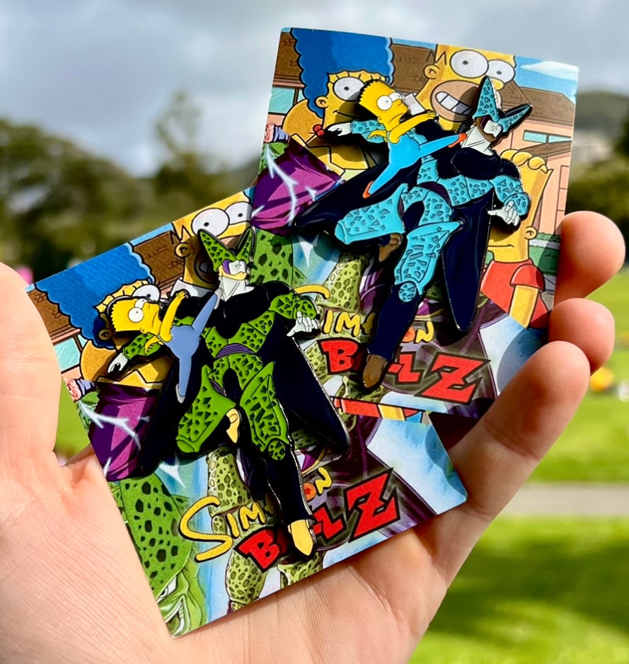 Image of Bart vs Perfect Cell | Enamel Pin