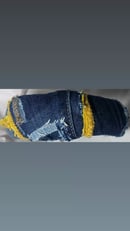 Image 3 of Tasty Raw Edge Denim “Padded Crownband- Buttah”