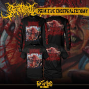 Image of .50Cal Facial Fracture "Primitive Encephalectomy" Cover Art Short/Long  Sleeves Shirts!