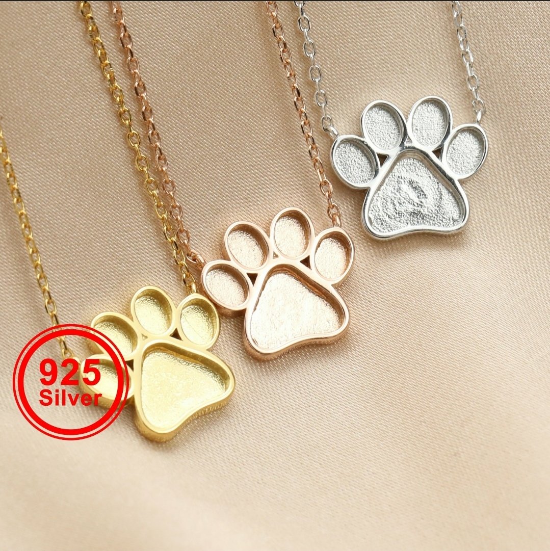 Image of I needed a hand, I found your paw -Necklace  