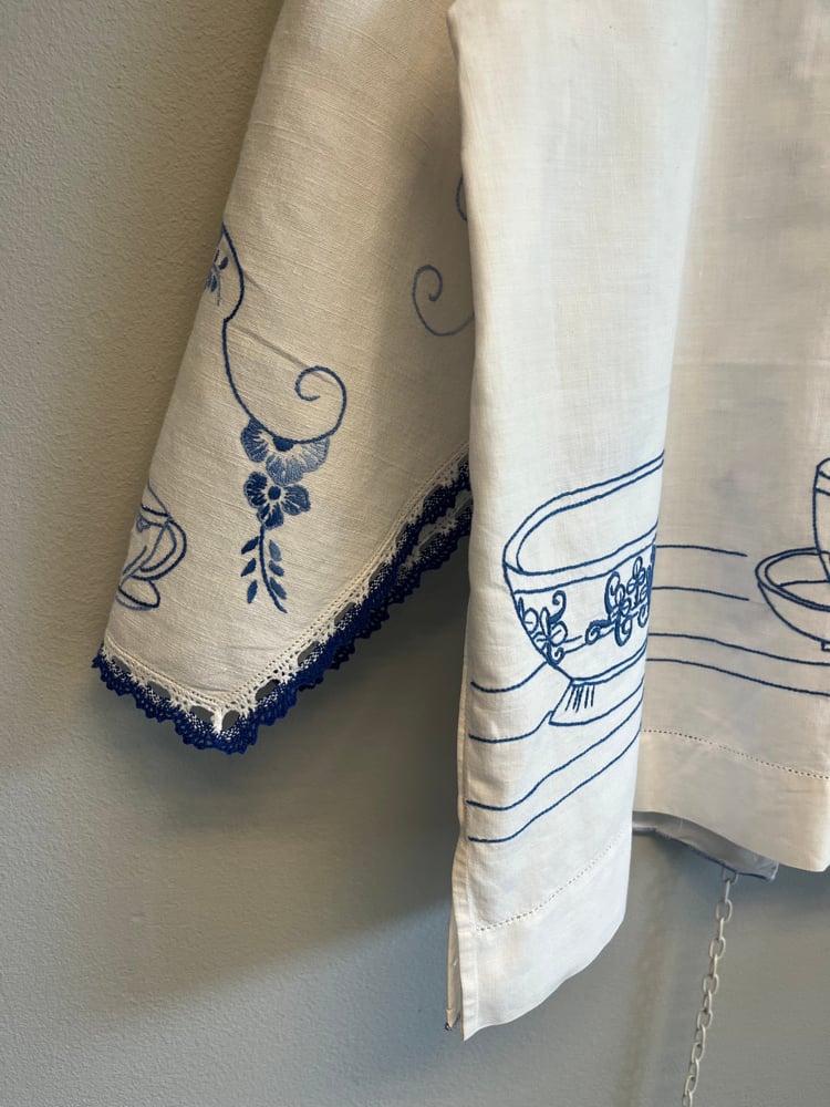 Image of Blue porcelain shirt (m/l)
