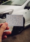 Small White Ricerboyz Decals 