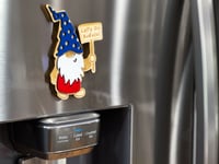 Image 2 of Let's Go Buffalo Gnome Magnet