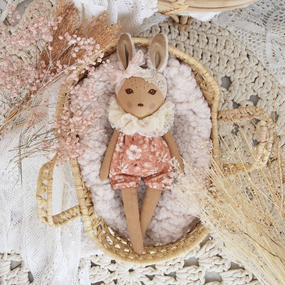 Image of Lapinette Mignonnette biscuit barboteuse magnolia