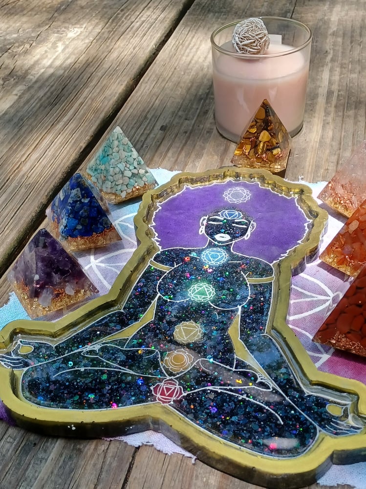 Image of "Chakra Goddess" Jewelry Tray 