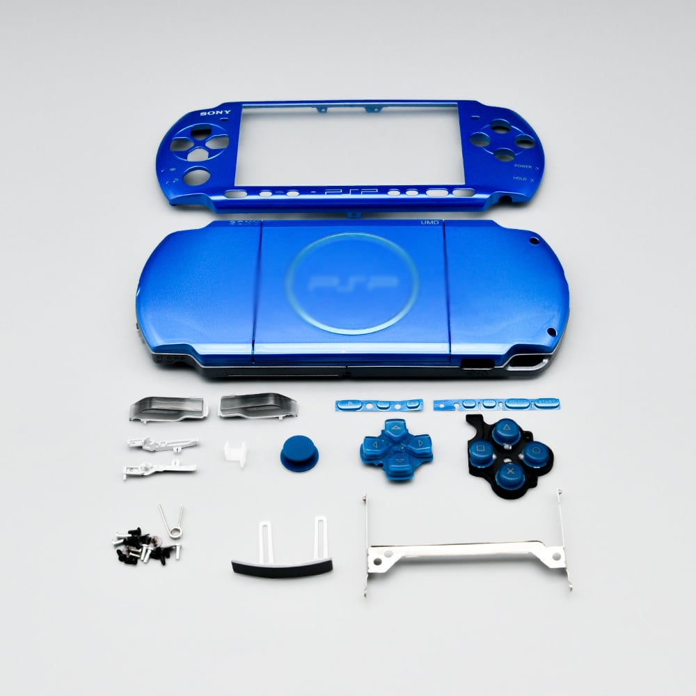 PSP-3000 本体、ソフト8本、ハンドグリップセット販売 - 携帯用ゲーム本体