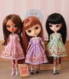 Sweet Dessert outfits for Blythe and Pullip dolls