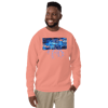 "Calm Before the Storm"  Fleece Sweatshirt - Dusty Rose