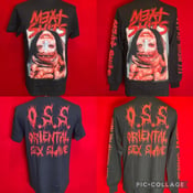 Image of Officially Licensed Meat Shits "O.S.S. Oriental Sex Slave" Gore Head Art Shirt!!