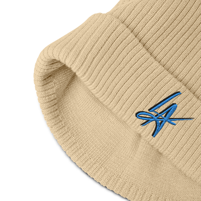 LA Vault Ribbed Beanie "Khaki Sand"