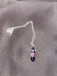 Flourite Healing Crystal Necklace