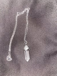 Clear Quartz Healing Crystal Necklace