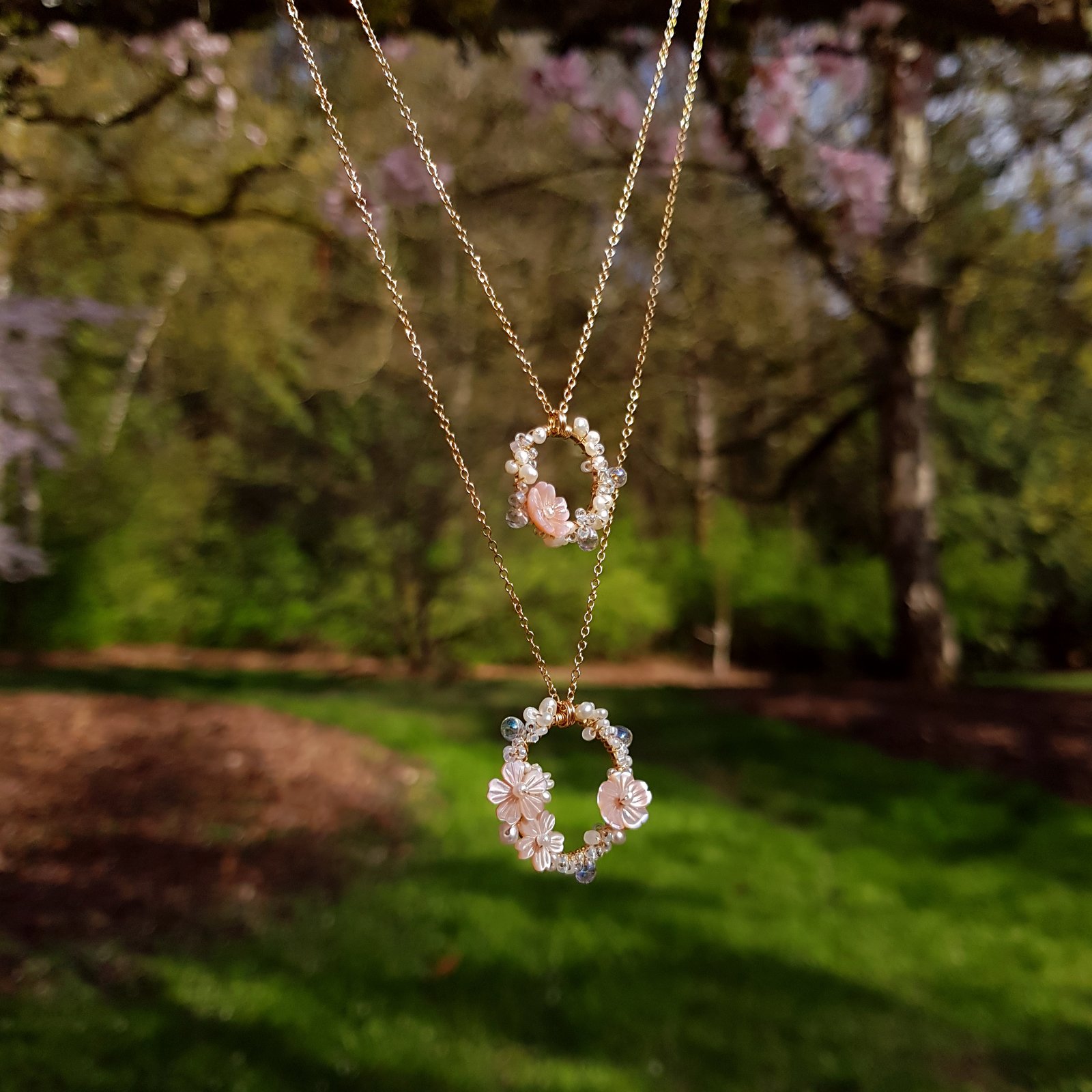 Cherry Blossom Necklace | Bisoulovely