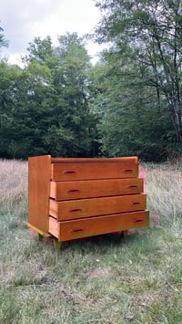 Image 1 of Commode chêne 4 tiroirs  