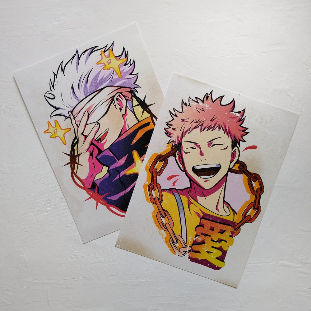 A5 Gojo and Yuuji prints