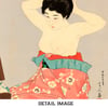Make-up (At the Mirror) | Torii Kotondo | Ukiyo-e | Japanese Woodblock | Fine Art Print