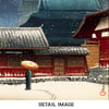  Tennoji temple in osaka by Kawase Hasui