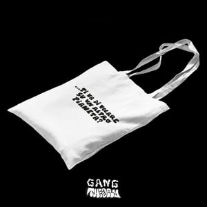 Image of GANG THEORY WHITE TOTE BAG