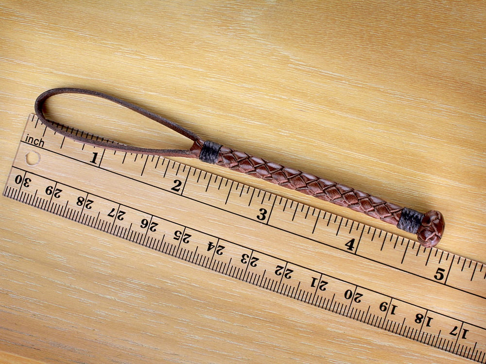 2" Loop - Braided Leather Lanyard