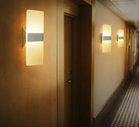 Image 3 of Wall Sconce 12W, Set of 2 LED Wall Lamp Warm White