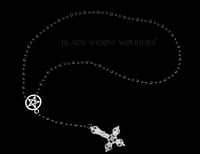 Black Mass Inverted Rosary 