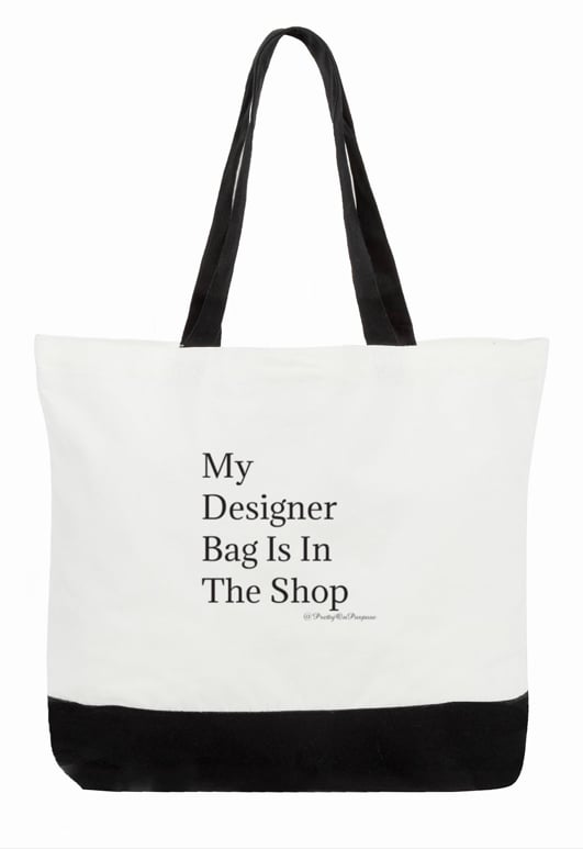 Image of Faux Designer Campaign Tote