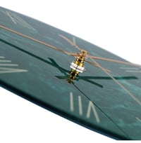 Image 2 of Tempered Glass Modern Wall Clock 12 Inch