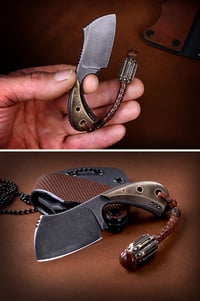 Image 5 of 2" Loop - Braided Leather Lanyard