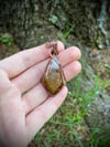 plume agate necklace