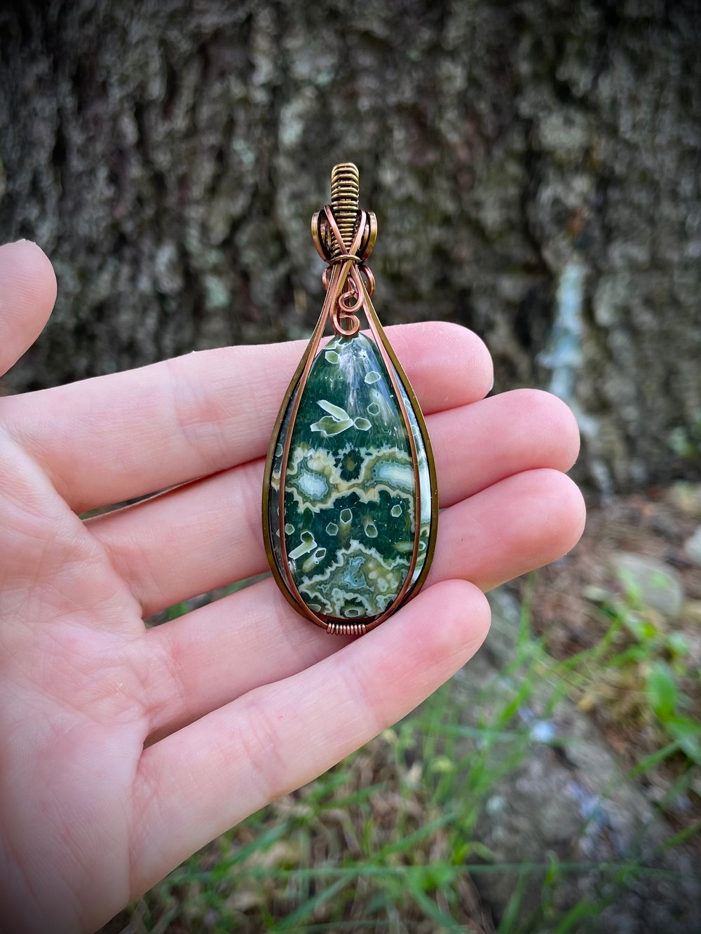 ocean jasper necklace