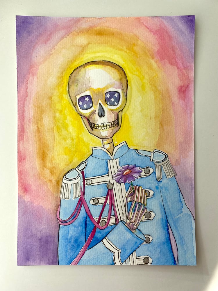 Image of "Sgt. Skelly" Original Painting